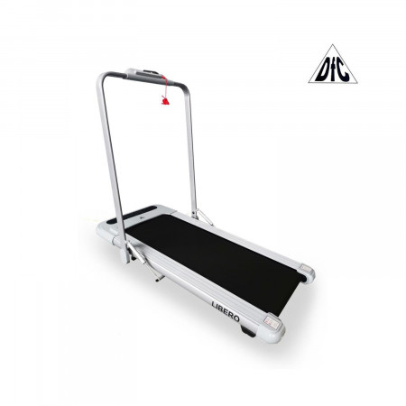 Беговая дорожка DFC LIBERO slim, серебристая T100G