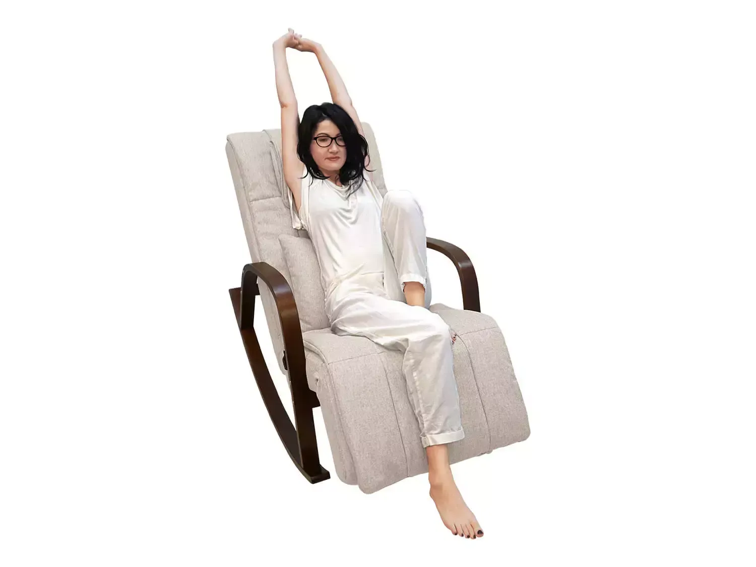Массажное кресло качалка FUJIMO Time2Chill Ivory (Tailor 2)