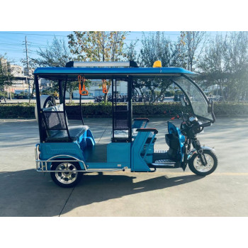 Трицикл пассажирский GreenCamel Пони Рикша (48V 1000W 30 км/ч) крыша, дифф