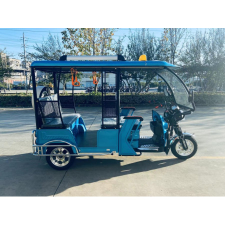 Трицикл пассажирский GreenCamel Пони Рикша (48V 1000W 30 км/ч) крыша, дифф