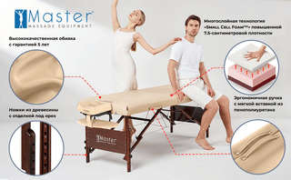 Массажный стол складной Master Del Ray Pro