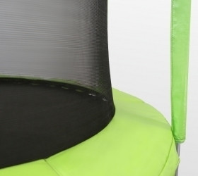 ARLAND Батут 10FT с внутренней страховочной сеткой и лестницей (Light green)