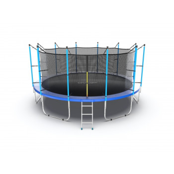 EVO JUMP Internal 16ft (Blue) Батут с внутренней сеткой и лестницей, диаметр 16ft (синий)