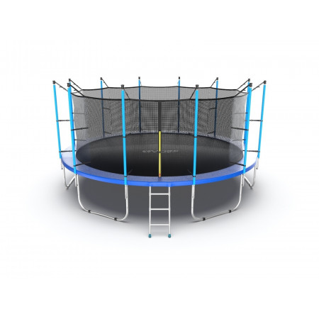 EVO JUMP Internal 16ft (Blue) Батут с внутренней сеткой и лестницей, диаметр 16ft (синий)