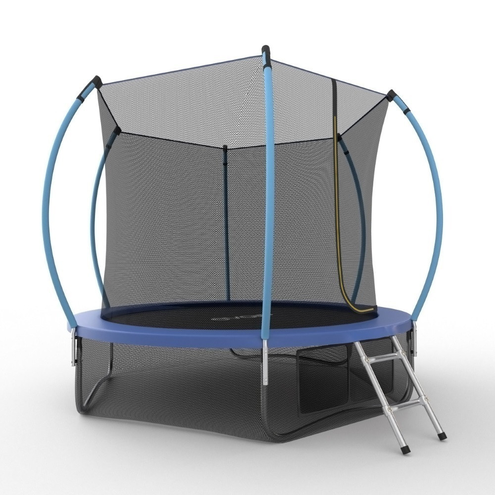 EVO JUMP Internal 10ft (Blue) + Lower net. Батут с внутренней сеткой и лестницей, диаметр 10ft (синий) + нижняя сеть
