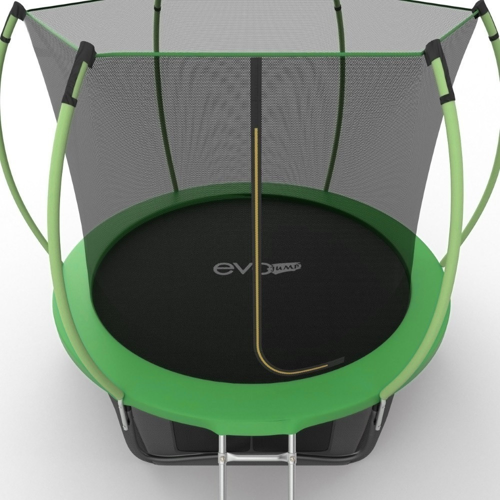 EVO JUMP Internal 8ft (Green) + Lower net. Батут с внутренней сеткой и лестницей, диаметр 8ft (зеленый) + нижняя сеть
